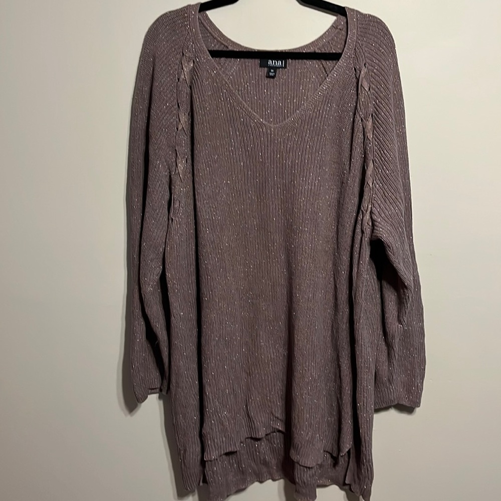 Beautiful 3X A.N.A tunic sweater